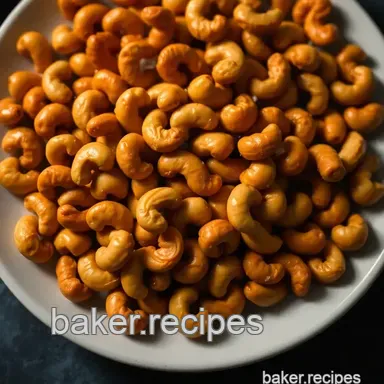 Easy Sweet & Crunchy Honey Roasted Cashews Recipe You&rsquo;ll Love Recipe Card