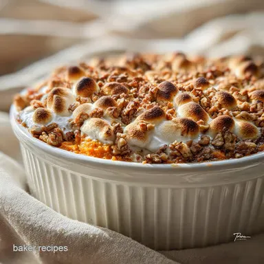 sweet potato casserole recipe: Crispy Pecan Crust