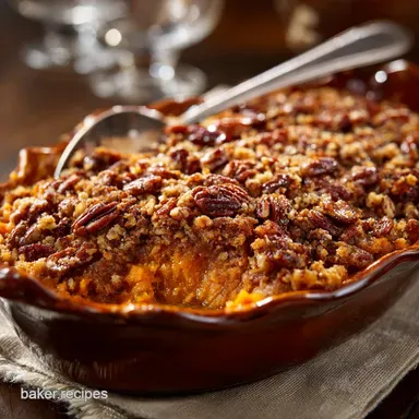 Sweet Potato Casserole with Pecans: Ultimate Creamy Brown Sugar Streusel Recipe Card