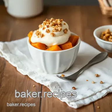 Easy Bake Sweet Potato Delight with Crunchy Topping: A Family Favorite Recipe Card
