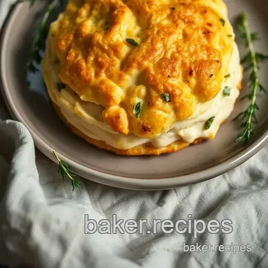 Easy & Delicious Chicken Biscuits Recipe: My Herb-Glazed Family Favorite Recipe Card
