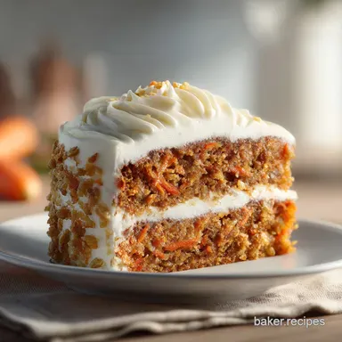 The Best Carrot Cake Recipe: Moist Carrot Cake for 12 Servings