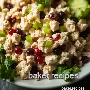 Cranberry Zing Turkey Salad: Easy Leftover Recipe Recipe Card