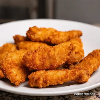 Crispy Chicken Tenders Recipe OvenBaked or PanFried Perfection Recipe Card