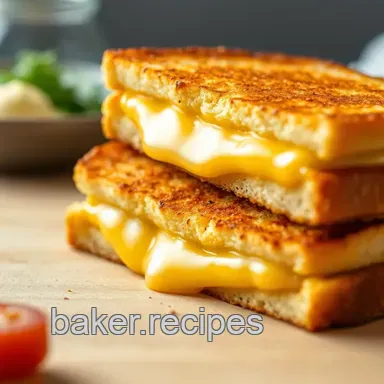 The Ultimate Grilled Cheese Recipe: Crispy, Gooey Bliss! Recipe Card
