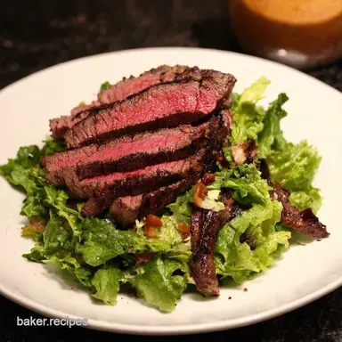 Ultimate Grilled Steak Salad Recipe Balsamic Bliss Recipe Card