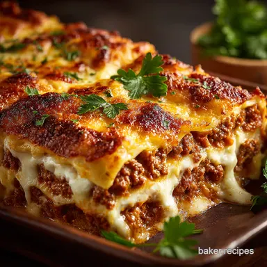 Worlds Best Lasagna Chefs Secret Ragu Béchamel Recipe for Perfect Slices Recipe Card