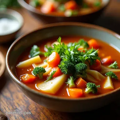 Quick Nourishing Chinese Vegetable Soup with Umami Broth Recipe Card