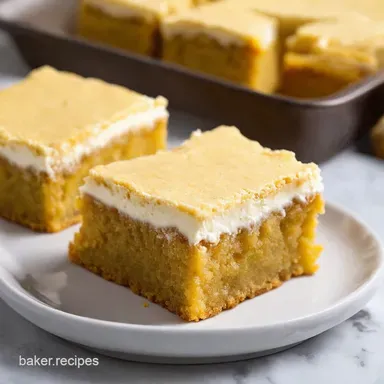 My GoTo Banana Bars Recipe with Cream Cheese Frosting Recipe Card