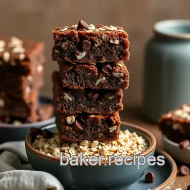 Decadent Bake Oats Triple Chocolate Crunchy Treat: A Family Favorite! Recipe Card