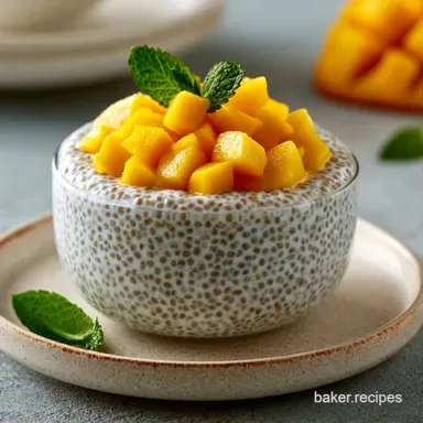 Tropical Coconut Chia Breakfast: Creamy Recipe Card
