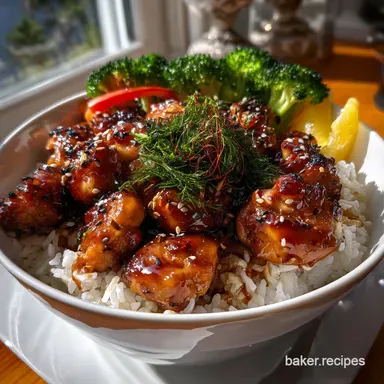 Teriyaki Chicken Rice Bowl: Ultimate 30-Minute Dinner Recipe Card