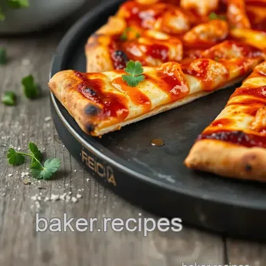 How to Bake BBQ Chicken Pizza with Tangy Flavor: A Delicious Twist! Recipe Card