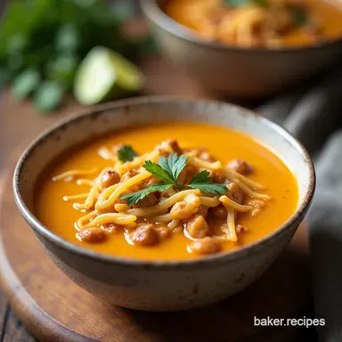 Smoky Fiesta Ultimate Cheesy Chicken Tortilla Soup Recipe