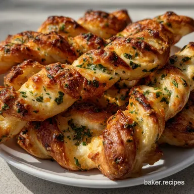 Garlic Twist: Tear-and-Share Cheesy Bread Recipe Recipe Card