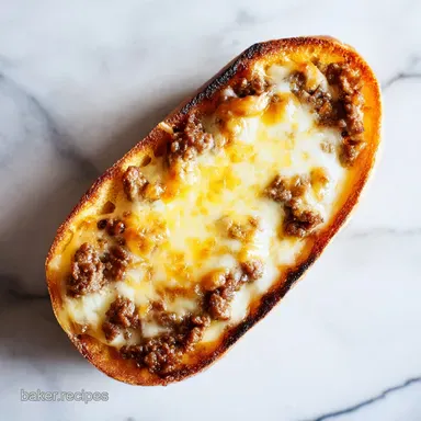Cheesy Ground Beef Melt in 25 Minutes Recipe Card