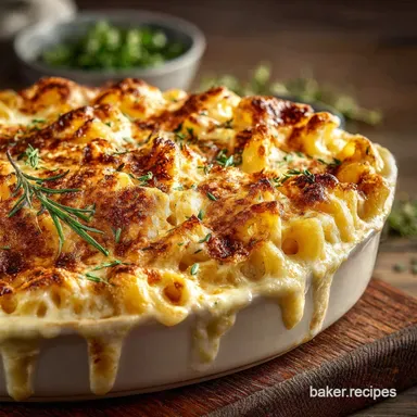 Baked Mac and Cheese: The Ultimate Creamy Casserole Recipe Recipe Card