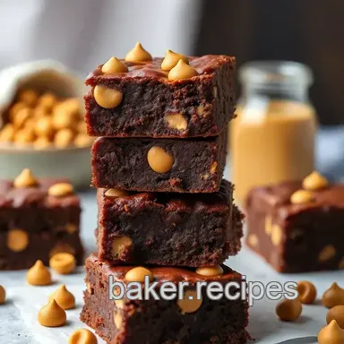 Decadent Baking Brownies with Peanut Butter Chips: A Family Favorite Recipe Card
