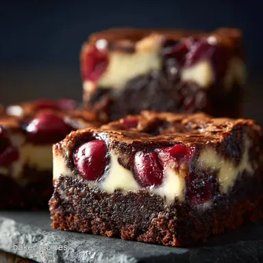 The Ultimate Fudgy Cherry Cheesecake Brownies A Baking Bonanza