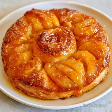 Caramelized Upside Down Apple Tart
