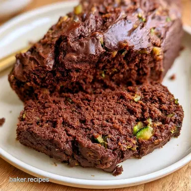 Vegan Chocolate Zucchini Bread: Fudgy Recipe Card