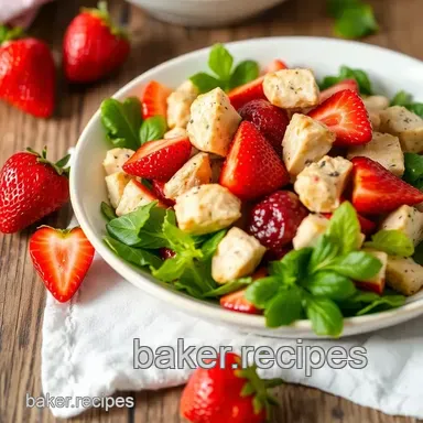 How to Make an Easy Strawberry Chicken Salad Recipe: A Delicious Delight! Recipe Card