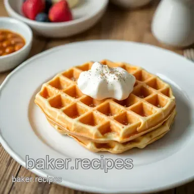Waffle Recipe - Dairy-Free Belgian Delight Recipe Card