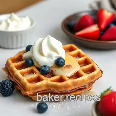 Waffle Recipe - Dairy-Free Belgian Delight