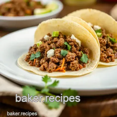Seriously Tasty Ground Beef Tacos - Weeknight Winner! Recipe Card