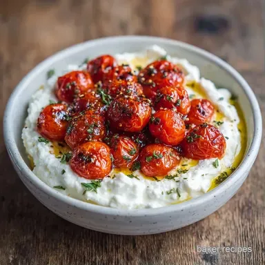 Whipped Feta Tomatoes: Party-Ready Recipe Card