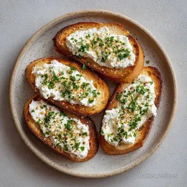 Goat Cheese Crostini in 15 Minutes Recipe Card
