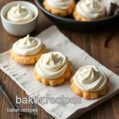 Bake Whipped Cookies with Vanilla Beans Recipe Card