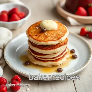 Cook Fluffy Whole Wheat Oat Pancakes Fast Recipe Card
