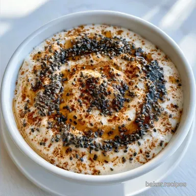 Yogurt Chia Seed Breakfast Bowl Meal Prep