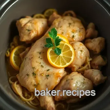 Easy Zesty Citrus Herb Slow Cooker Chicken - Healthy Recipe for Weight Loss Recipe Card
