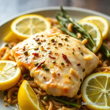 Easy Lemon Caper Chicken: My Go-To Piccata Recipe! Recipe Card