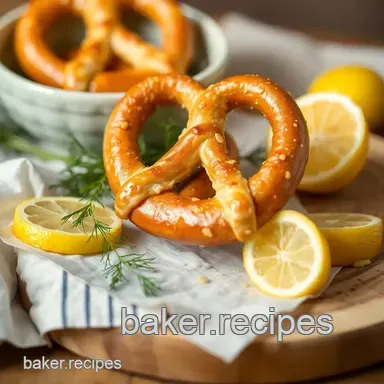 Boiled Pretzel Lemon Dill Snack Delight Recipe Card