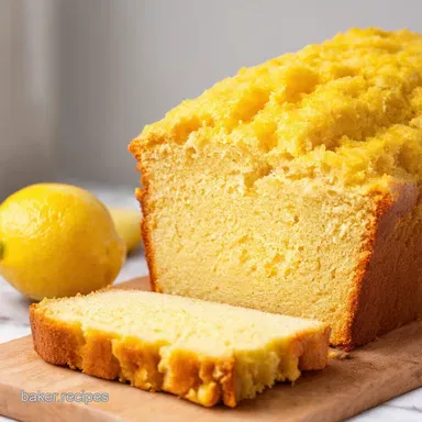 Zesty lemon bread A Slice of Sunshine Easy Bake Recipe Card
