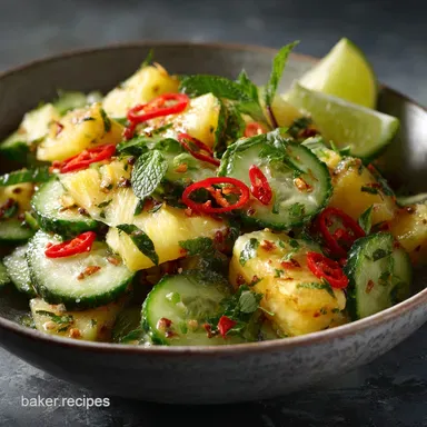 Pineapple Cucumber Salad: Zesty Thai-Inspired Summer Side
