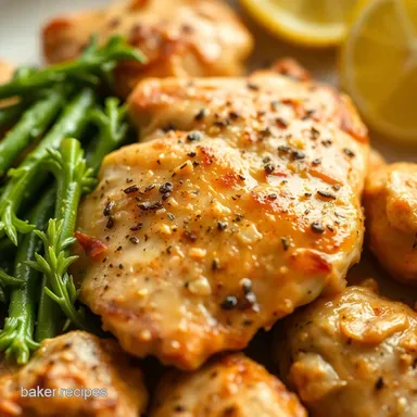 Zingy lemon pepper chicken recipe: Quick Weeknight Dinner Recipe Card