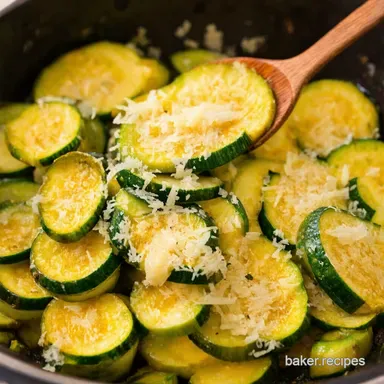 Easy Sauteed Zucchini with Parmesan Zippy 10Minute Side Recipe Card