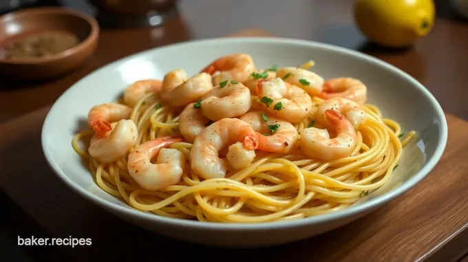 30-Minute Lemon Garlic Shrimp Pasta