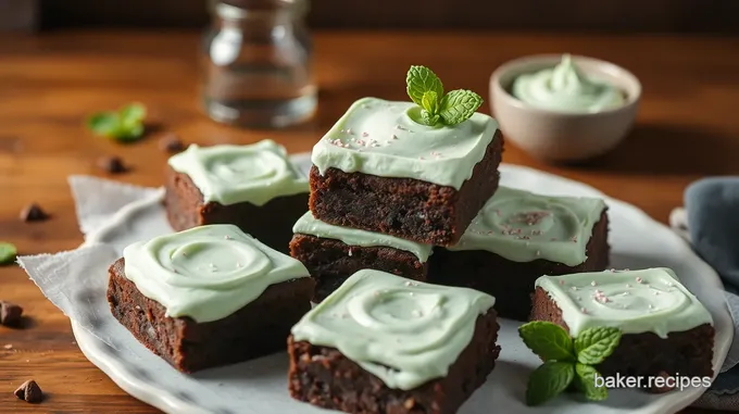 Classic Mint Chocolate Brownies