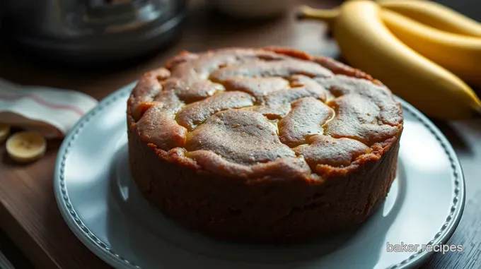 Banana Toffee Pudding Cake