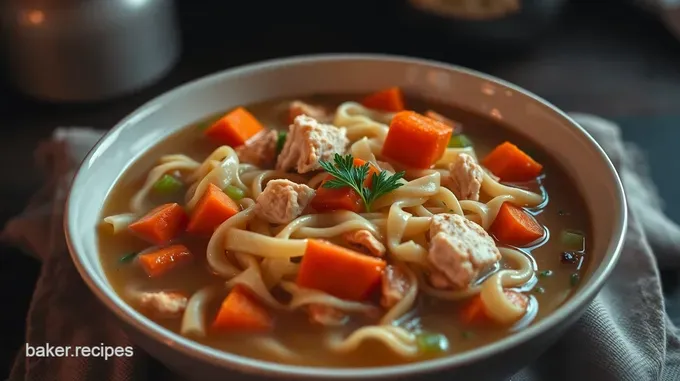 Comfort in a Bowl: Homemade Chicken Egg Noodle Soup
