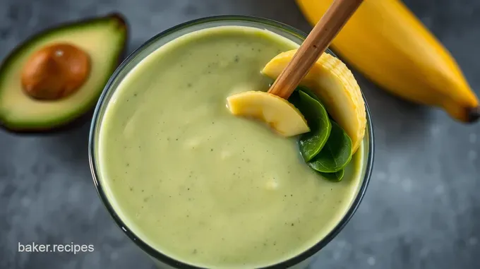 Creamy Avocado Smoothie Delight