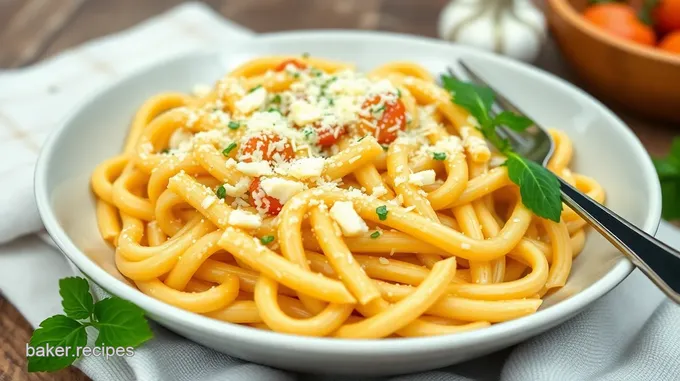 Creamy Garlic Parmesan Pasta