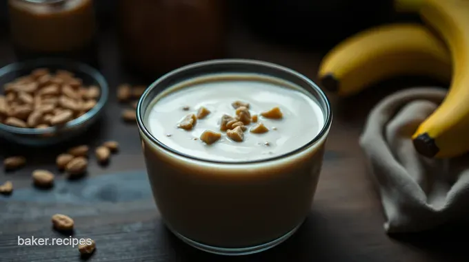Creamy Peanut Butter and Banana Protein Shake Delight