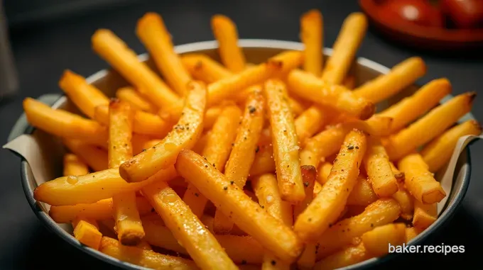 Crispy Oven-Baked French Fries: Golden Tender and Guilt-Free!