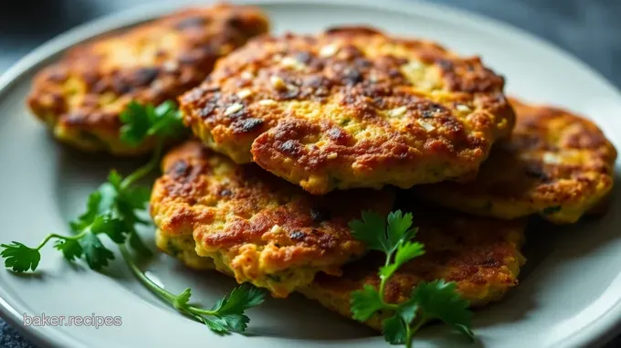 Crispy Savory Zucchini Fritters
